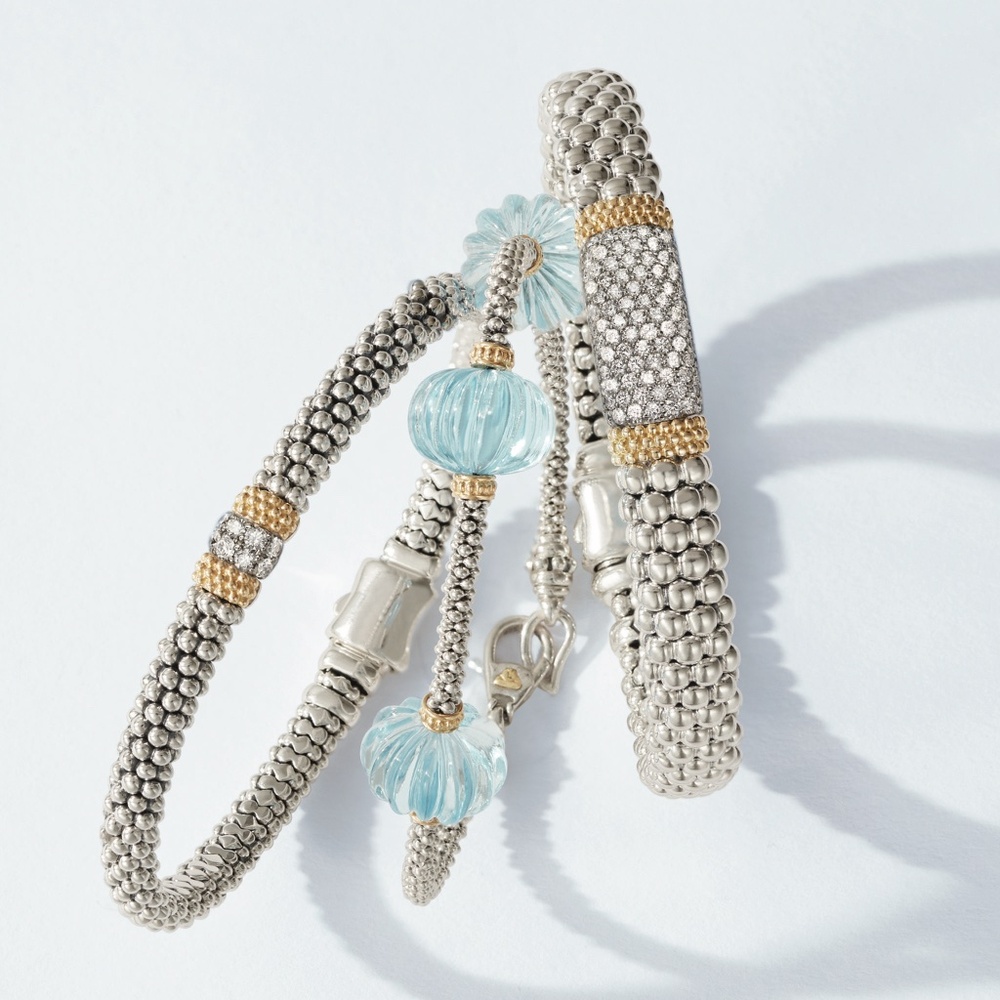 Lagos Forever Topaz rope bracelet